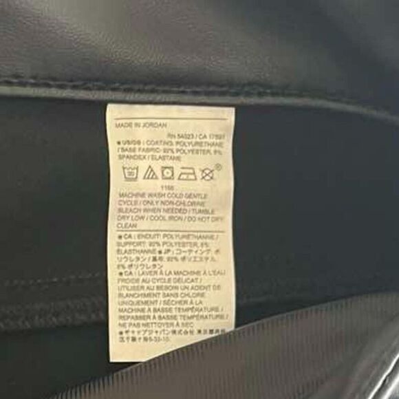 NWT Banana Republic  low rise bootcut Leather Pants Size 32/14 - Picture 8 of 15